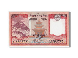 Billet, Népal, 5 Rupees, 2008, Undated, KM:60, NEUF - Népal