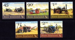 New Zealand 2004 Historic Farm Equipment Set Of 5 MNH - - Neufs