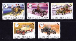 New Zealand 2003 Veteran Vehicles Set Of 5 MNH - - Ungebraucht