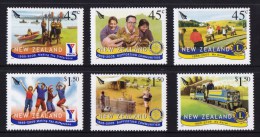 New Zealand 2005 Anniversaries - YMCA, Rotary, Lions Set Of 6 MNH - Ungebraucht