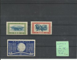 RUMANIA AEREO  34,35,105  MH  * - Unused Stamps