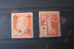 Caisse D'Amortissement  N° 248* + Croix Rouge N° 147* - 1927-31 Sinking Fund