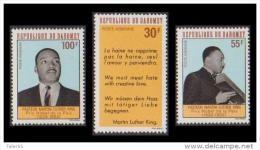 PASTEUR MARTIN LUTHER KING - REPUBLIQUE DU DAHOMEY - Déclaration Du Pasteur-Mort Du Pasteur - X 3 - Martin Luther King