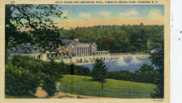 NEW YORK. Tibbetts Brook Park, Yonkers. Posted For BOLOGNA (Italy) 1952. - Parks & Gärten