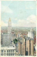 NEW YORK. View From Singer Tower. Posted For BOLOGNA (Italy) 1918. - Panoramic Views