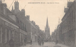 NORD  59  HONDSCHOOTE   LA RUE DE L'OUEST - Hondshoote