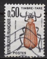 France 1982- Y & T - Oblitéré - N° 105  Timbre-taxe Pyrochroa Coccinea - 1960-.... Oblitérés