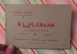 Carnet "H.L. Médard 62 Bld Botton Royan" : Bords De L'Allier, Vichy, Saint-Priest-Taurion : Paysage Et Femmes - Albums & Collections