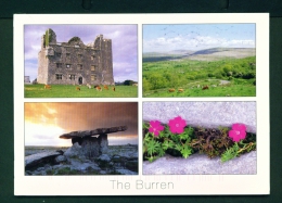IRELAND  -  The Burren  Multi View  Used Postcard As Scans - Galway