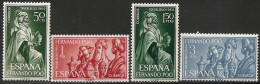 FERNANDO POO-1964-ED. 235 A 238 COMPLETA-DIA DEL SELLO. LOS REYES MAGOS-NUEVO SIN FIJASELLOS - Fernando Po