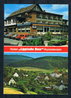 (D004) AK Hotel "Lippische Rose" Hummersen - Autos - Lüdge