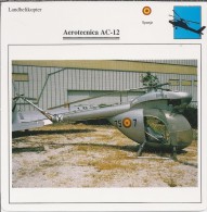 Helikopter.- Helicopter - Aeritecnica AC-12 - Spanje. 2 Scans - Hubschrauber