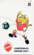 Football Soccer Sport Tigre  Jungle Animal  Télécarte  Phonecard  Karte J114 - Sport