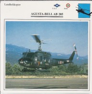 Helikopter.- Augusta-Bell AB 205 -. USA - Italië. 2 Scans - Elicotteri