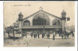 76 LE HAVRE LA GARE ANIMATION TRAMWAY - Stazioni