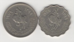 LIBYA 1979 50 AND 100 DIRHAMS -HORSE MAN !!!!!!! - Libia