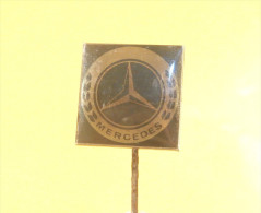 Mercedes  (Serbia) Yugoslavia, Old Model, Vintage Pin-badge RRR - Mercedes