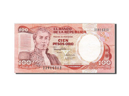 Billet, Colombie, 100 Pesos Oro, 1983-1991, 1990-01-01, KM:426e, TTB - Kolumbien