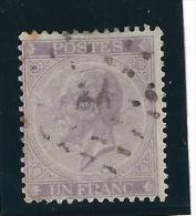 O.C. 21 B  Tanding 14 Cat 125,00 € /  Tirage De Londres - 1865-1866 Profile Left