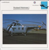 Helikopter.- Westland Whirlwind 2 - Groot-Brittannië. Engeland. 2 Scans - Helikopters