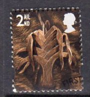 GB Wales 1999-2002 2nd Class Regional Country, No Border, Used (SG83) - Gales