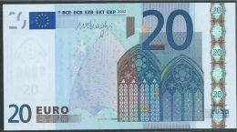 S  ITALIA 20 EURO  J035  F1  DRAGHI  UNC - 20 Euro