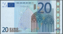 S  ITALIA 20 EURO  J032  H2  DRAGHI  UNC - 20 Euro