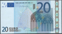 S  ITALIA 20 EURO  J030  G2  DRAGHI  UNC - 20 Euro