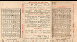 Calendrier 1912 Dentifrice Des Bénédictins (soulac) (¨PPP2312) - Formato Piccolo : 1901-20