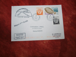 Terre Adélie 16  1  1998  Concordia Départ 3e Raid Enveloppe Ayant Voyagé - Covers & Documents