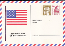 US BICENTENNIAL, FRAG, G. HEINEMANN, ALL TIME SAFETY, ACCIDENTS PREVENTION, PC STATIONERY, ENTIER POSTAL, PP71, GERMANY - Privatpostkarten - Ungebraucht