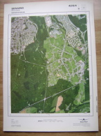 GRAND PHOTO VUE AERIENNE 66 Cm X 48 Cm De 1984  SERAING  BONCELLES - Cartes Topographiques