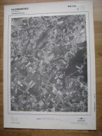 GRAND PHOTO VUE AERIENNE 66 Cm X 48 Cm De 1979   PLOMBIERES MONTZEN - Cartes Topographiques