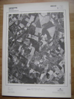 GRAND PHOTO VUE AERIENNE 66 Cm X 48 Cm De 1979  SENEFFE SENEFFE - Cartes Topographiques