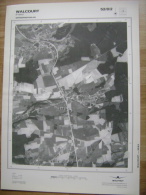 GRAND PHOTO VUE AERIENNE 66 Cm X 48 Cm De 1985  WALCOURT FRAIRE - Cartes Topographiques