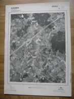 GRAND PHOTO VUE AERIENNE 66 Cm X 48 Cm De 1981 RAEREN EYNATTEN - Cartes Topographiques