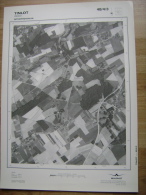 GRAND PHOTO VUE AERIENNE 66 Cm X 48 Cm De 1979 TINLOT ABEE - Cartes Topographiques