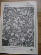 GRAND PHOTO VUE AERIENNE 66 Cm X 48 Cm De 1979  ATH MAINVAULT - Cartes Topographiques