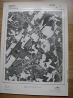 GRAND PHOTO VUE AERIENNE 66 Cm X 48 Cm De 1981 QUEVY QUEVY LE GRAND - Cartes Topographiques