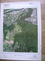 GRAND PHOTO VUE AERIENNE 66 Cm X 48 Cm De 1984 FLEMALLE IVOZ RAMET - Cartes Topographiques