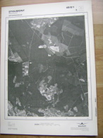 GRAND PHOTO VUE AERIENNE 66 Cm X 48 Cm De 1984 STOUMONT STOUMONT - Cartes Topographiques