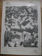 GRAND PHOTO VUE AERIENNE 66 Cm X 48 Cm De 1979  OREYE - Cartes Topographiques