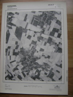 GRAND PHOTO VUE AERIENNE 66 Cm X 48 Cm De 1979  DONCEEL JENEFFE - Cartes Topographiques