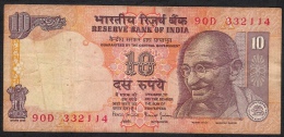 INDIA  P89c     10  RUPEES   ND    Letter A  F-VF - Inde