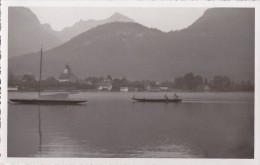 Autriche - Carte-Photo - Hallstatt - Lac - Ravitaillement Par Barques - Hallstatt