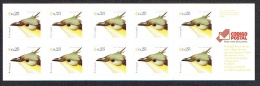 PORTUGAL 2002, Yvert 2554A En Carnet, OISEAU COUCOU, 1 Carnet Autoadhésifs, Neuf / Mint. R449a - Cuadernillos