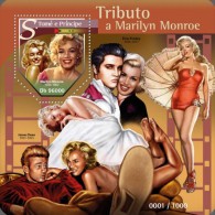 S. Tomè 2015, Cinema, M. Monroe, Elvis, BF - Elvis Presley