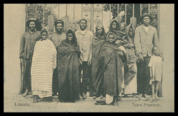 AFRICA - ANGOLA - LUANDA- COSTUMES - Habitações Indigenas( Ed. Ferreira Ribeiro & Osorio Nº 519)  Carte Postale - Angola