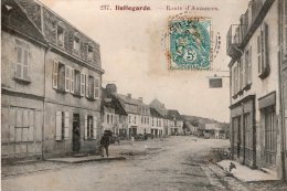 V543 Cpa 23 Bellegarde - Route D'Auzances - Bellegarde