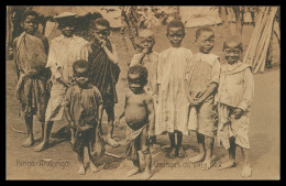 ANGOLA - PUNGO - ANDONGO -COSTUMES - Crianças Da Vila Nº 2 ( Ed. Ferreira Ribeiro & Osorio Nº 557)  Carte Postale - Angola